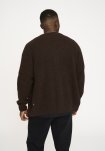 Strik cardigan 'kyle' | Uld | Brun -Resteröds