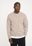 Strik cardigan 'dean' | Uld | Sand -Resteröds