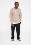 Strik cardigan 'dean' | Uld | Sand -Resteröds