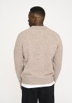 Strik cardigan 'dean' | Uld | Sand -Resteröds
