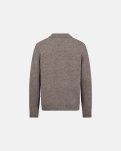 Strik cardigan 'dean' | Uld | Sand -Resteröds