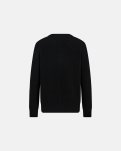 Strik cardigan 'kyle' | Uld | Sort -Resteröds