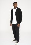 Strik cardigan 'kyle' | Uld | Sort -Resteröds