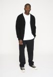 Strik cardigan 'kyle' | Uld | Sort -Resteröds