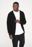 Strik cardigan 'kyle' | Uld | Sort -Resteröds