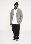 Strik cardigan 'kyle' | Uld | Grå melange -Resteröds