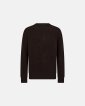 Strik pullover 'michael' | Uld | Brun - Resteröds