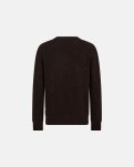 Strik pullover 'michael' | Uld | Brun -Resteröds