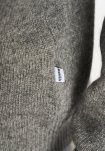 Strik cardigan 'dean' | Uld | Grå melange -Resteröds