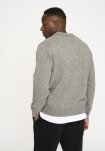 Strik cardigan 'dean' | Uld | Grå melange -Resteröds