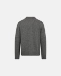 Strik cardigan 'dean' | Uld | Grå melange -Resteröds