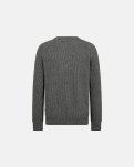 Strik pullover 'michael' | Uld | Grå melange -Resteröds