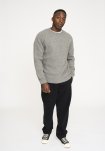 Strik pullover 'michael' | Uld | Grå melange -Resteröds