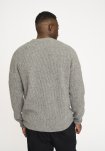 Strik pullover 'michael' | Uld | Grå melange -Resteröds