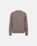 Strik pullover 'lean' | Uld | Sand -Resteröds