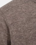 Strik pullover 'lean' | Uld | Sand -Resteröds