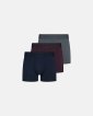 Tights "gunnar" 3-pak | Bambusviskose | Blå/rød/blå - Resteröds