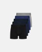 Tights "gunnar" 5-pak | Bambusviskose | Sort/blå/grå - Resteröds