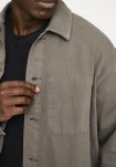 Overshirt 'armstrong' | 100% Bomuld | Grå -Resteröds