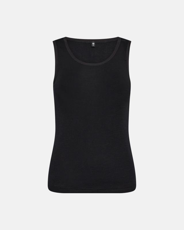 Tanktop | 100% uld | Sort