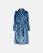 Lang badekåbe | 100% polyester | Blå - Decoy