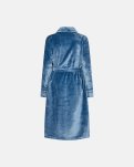 Lang badekåbe | 100% polyester | Blå -Decoy