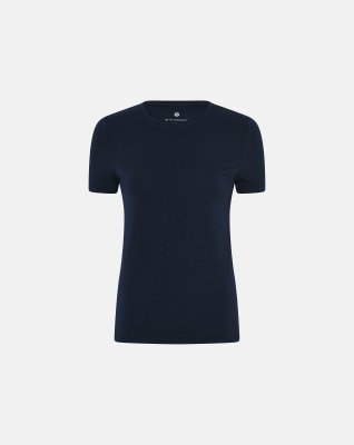 T-shirt o-neck, Bambusviskose, Navy
