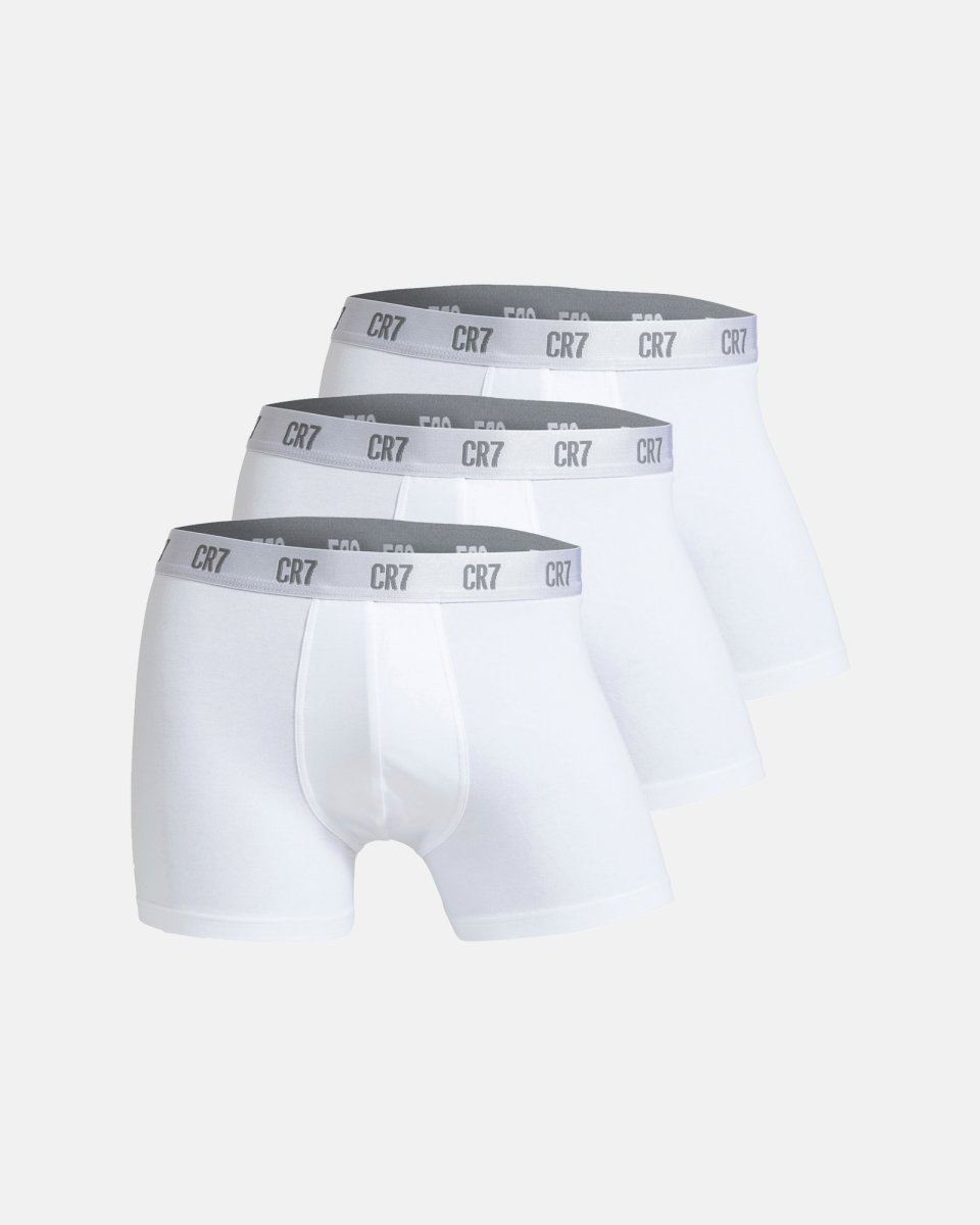 CR7 Trunks 'basic' 3-pak | Bomuld | Hvid - S