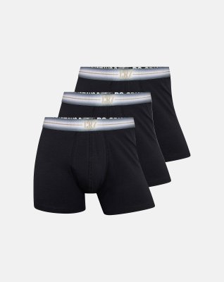 Trunks "basic" 3-pak | Økologisk bomuld | Sort -CR7