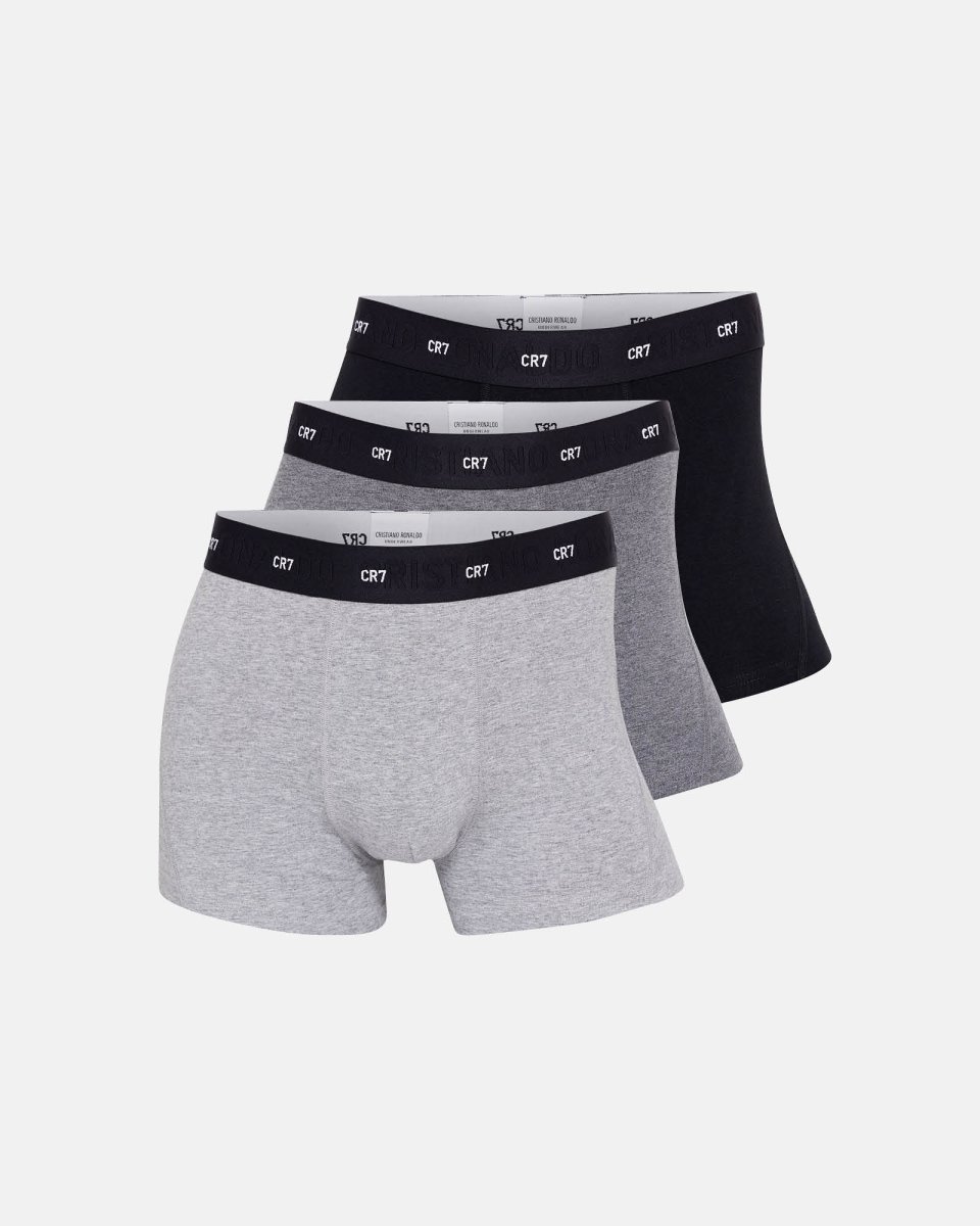 CR7 Trunks 3-pak | Bambusviskose | Sort/grå - S