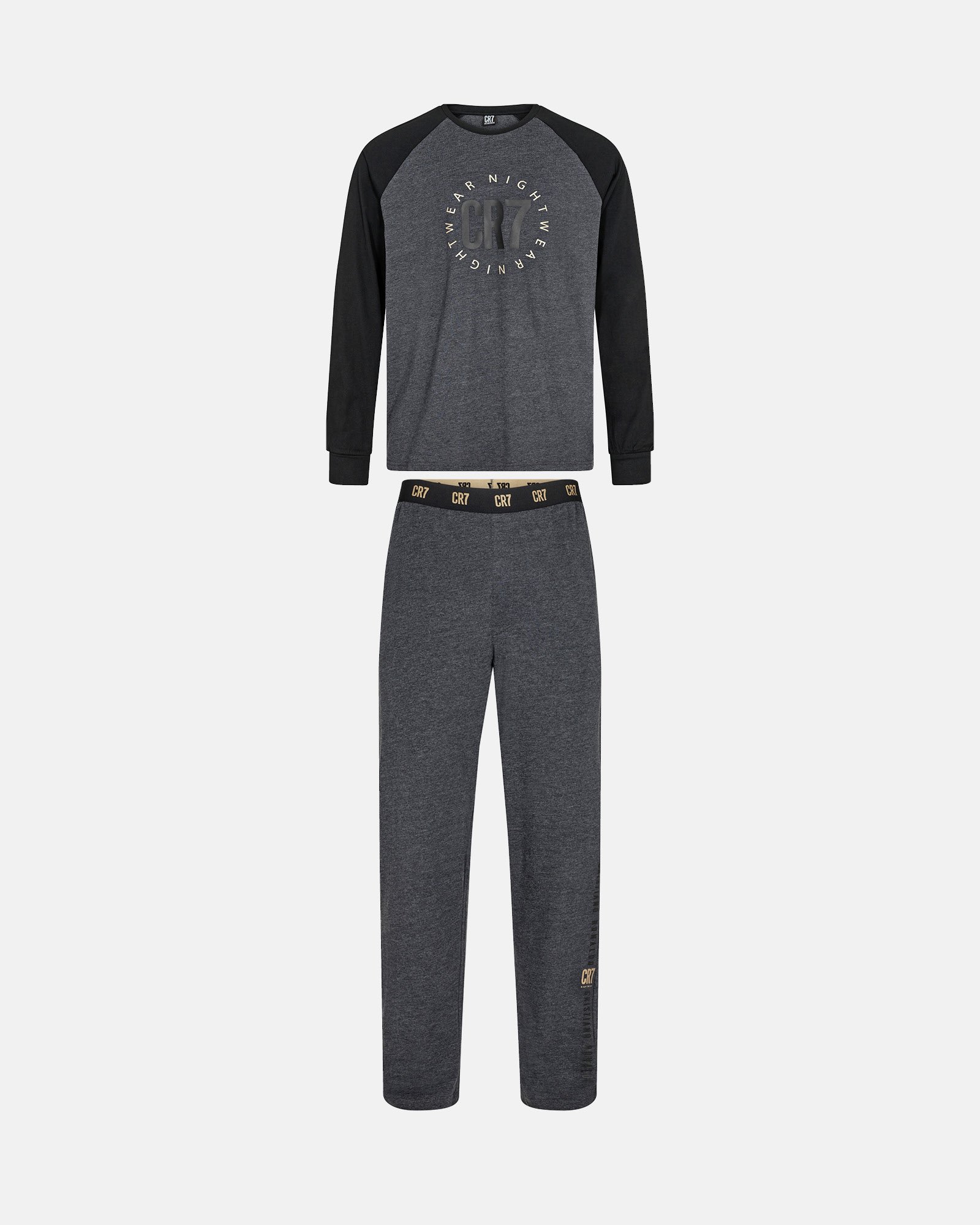 Pyjamas | 100% bomuld | Grå -CR7 Pyjamas | 100% bomuld | Grå -CR7