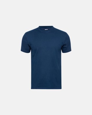 T-shirt "o-neck" | Økologisk bomuld | Navy -Dovre