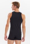 Tanktop 2-pak, Bambusviskose, Sort