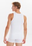 Tanktop 2-pak, Bambusviskose, Hvid