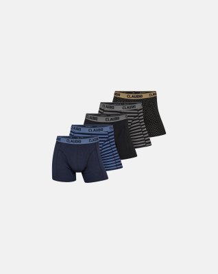 Tights 5-pak, Bambusviskose, Multifarvet