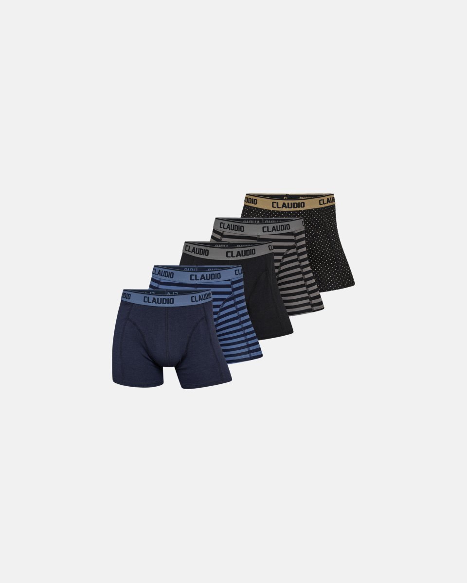Claudio Tights 5-pak | Bambusviskose | Multifarvet - S