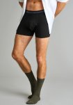 Tights "Absorbent" Dropstop | Bambusviskose | Sort -JBS