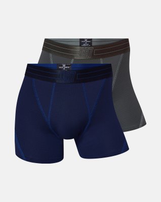 Trunks 'fashion' 2-pak, Mikrofiber, Multifarvet