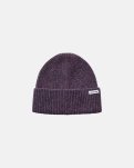 Beanie, 100% uld, Lilla