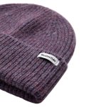 Beanie, 100% uld, Lilla