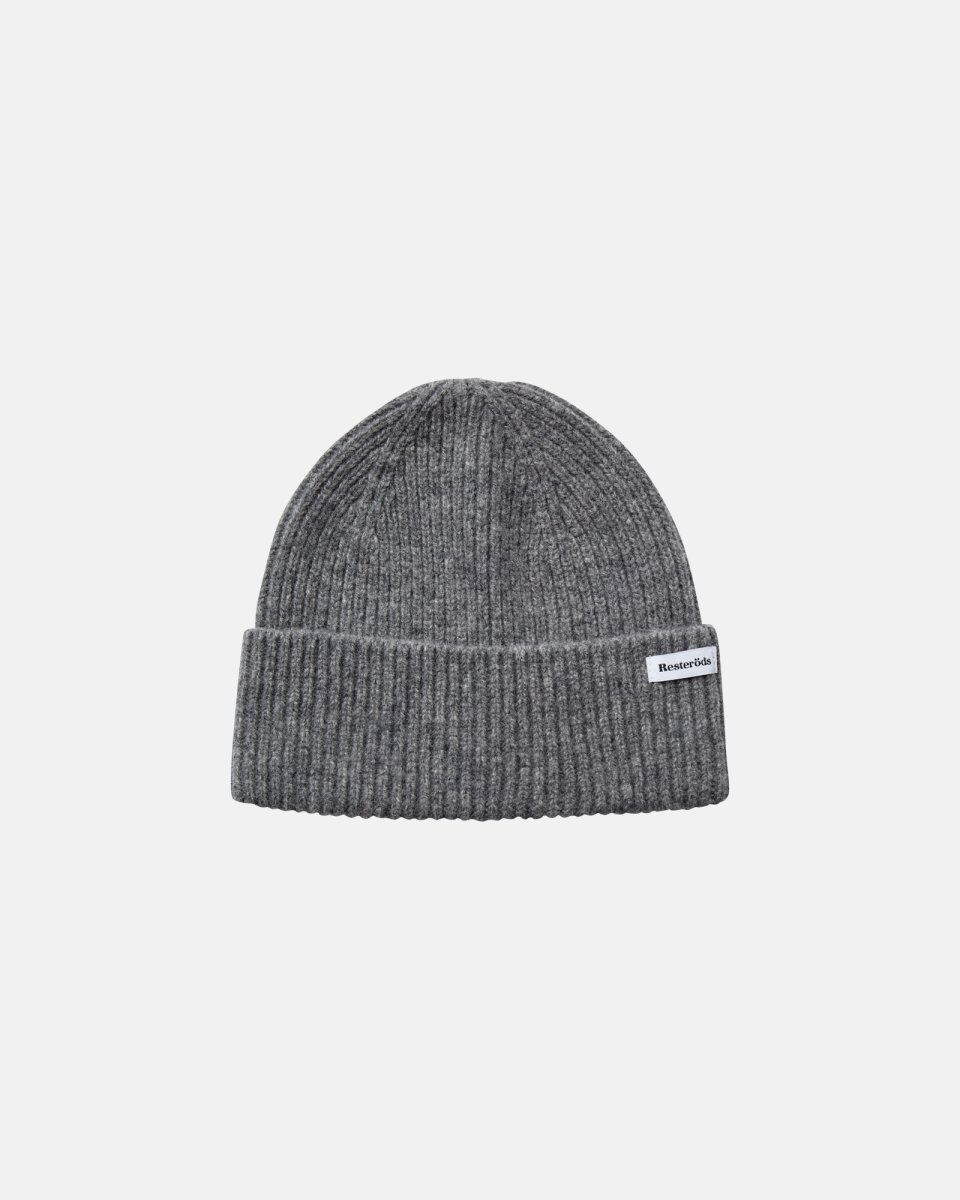 Resteröds Beanie | 100% uld | Lys grå - 1SIZE