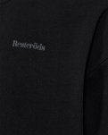 Sweatshirt m. crew neck "drake" | 100% bomuld | Sort -Resteröds