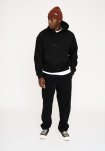Sweatshirt m. hoodie "jay" | 100% Bomuld | Sort -Resteröds