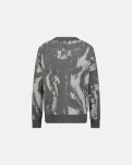 Jack cardigan, Uld, Grå/hvid
