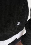 Polo i strik "kane" | Uld | Sort -Resteröds