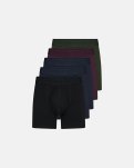 Tights "gunnar" 5-pak | Økologisk bomuld |Sort/blå/rød/grøn -Resteröds