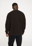 Strik cardigan 'kyle' | Uld | Brun -Resteröds