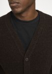 Strik cardigan 'kyle' | Uld | Brun -Resteröds
