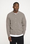 Strik cardigan 'dean' | Uld | Sand -Resteröds