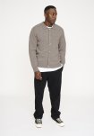 Strik cardigan 'dean' | Uld | Sand -Resteröds